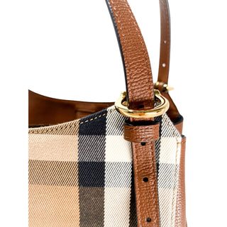 Burberry-Tote-Bag-brown-leather and canvas