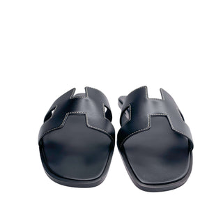 Hermes Oran Sandals black