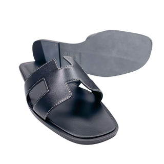 Hermes Oran Sandals black